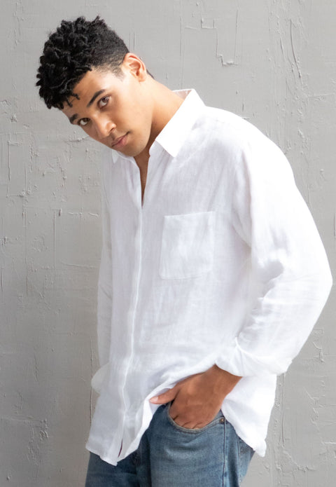 Linen shirt - white