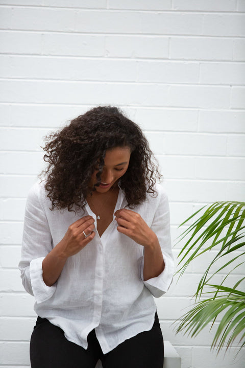 Linen shirt - white