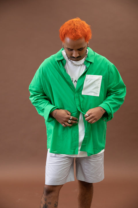 Magnetic Long Sleeve Shirt - Green