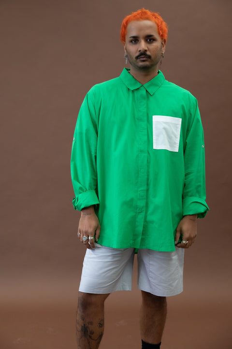 Magnetic Long Sleeve Shirt - Green