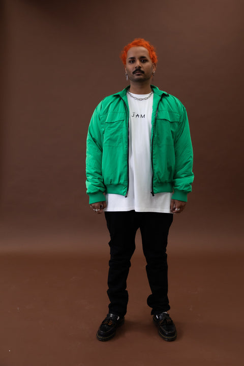 Magnetic Zip Bomber Jacket