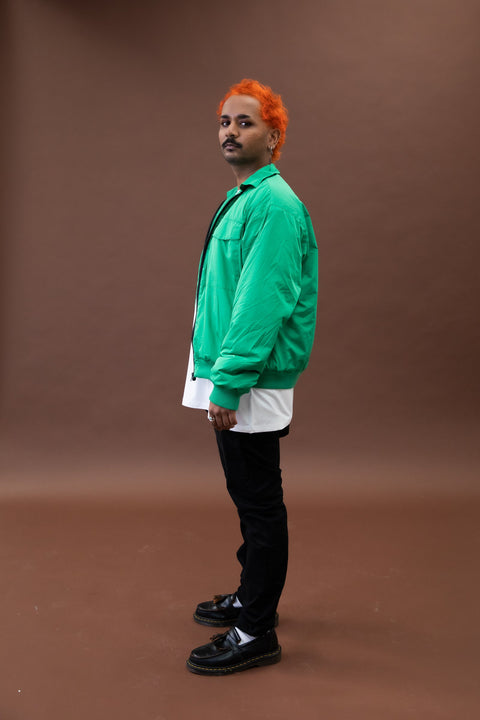 Magnetic Zip Bomber Jacket