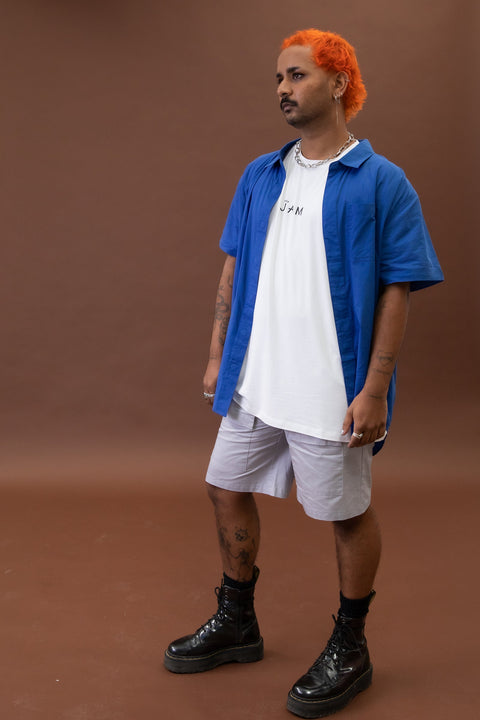 Magnetic Short Sleeve Shirt - Cobalt